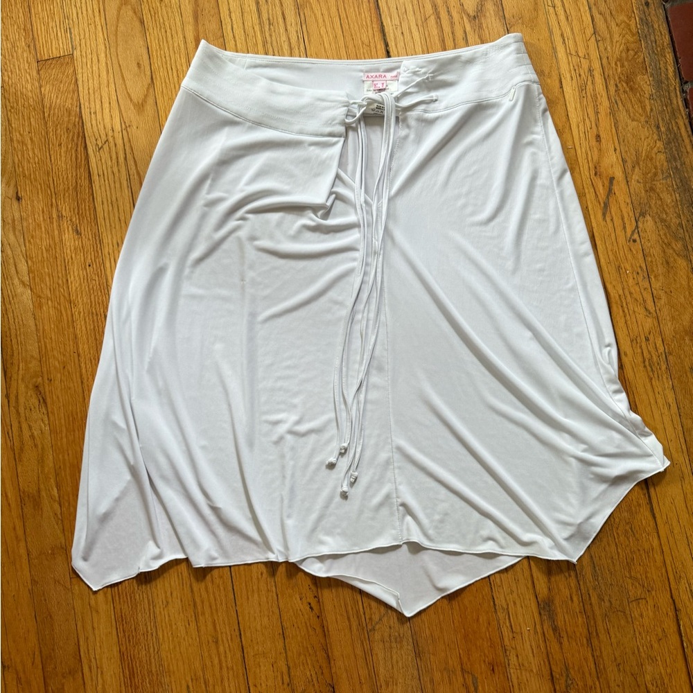 Axara Paris super flowing asymmetrical below knees skirt size M